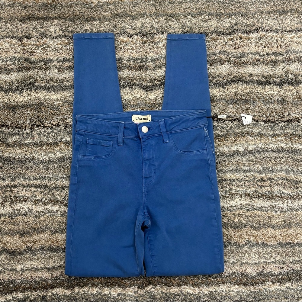 L’AGENCE Mid-Rise Skinny Jeans Sz 25 NWT | L’AGENCE Skinny Blue Jeans | L’AGENCE